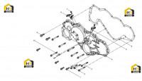 Крышка картера распределительных шестерен