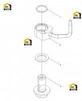 Форсунка масляная охлаждения поршня