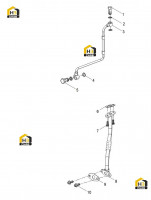 Группа труб для смазочного масла нагнетателя