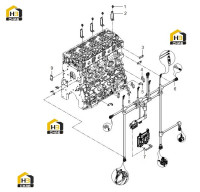 Жгут проводов двигателя