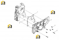 Модуль картера шестерни