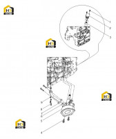 Насос масляный в сборе