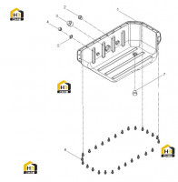 Поддон картера с креплением