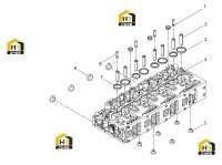 Узел головки блока цилиндров в сборе