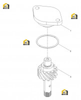 Вал ведущей шестерни масляного насоса
