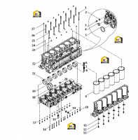 Блок цилиндров в сборе