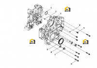 Картер шестерен двигателя