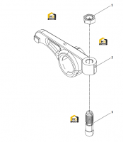 Коромысло выпускного клапана