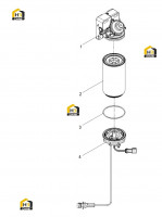 Фильтр топливный грубой очистки