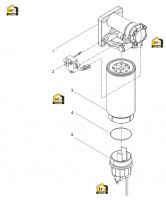 Фильтр топливный с комплектующими