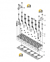 Головка блока с комплектующими