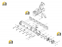 Группа крепления впускной трубы