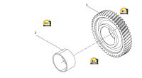 Шестерня промежуточная в сборе