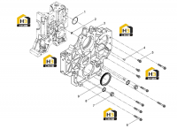 Камера зубчатого колеса в сборе