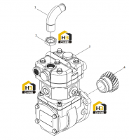 Компрессор воздушный в сборе