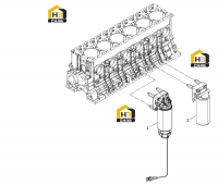 Фильтр топливный с крепежами