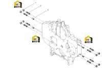 Группа кронштейнов двигателя