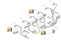 Труба высокого давления в сборе