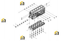 Блок цилиндров в сборе