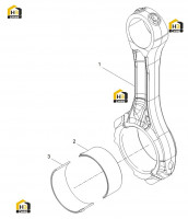 Комплект шатунных вкладышей в сборе