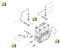 Компрессор воздушный с комплектующими