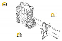 Кронштейн генератора в сборе
