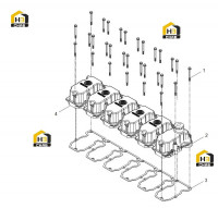 Крышка головки блока цилиндров в сборе