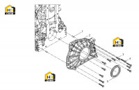 Крышка передняя картера шестерен