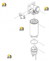 Фильтр топливный с комплектующими