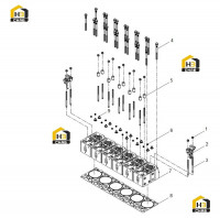 Головка блока цилиндров в сборе