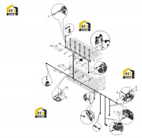 Группа датчиков и проводов