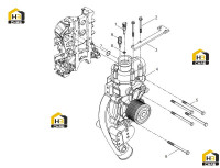 Насос водяной с комплектующими