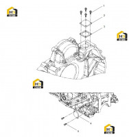 Пластина перекрывающая блока цилиндров
