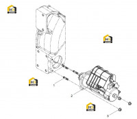 Стартер в сборе