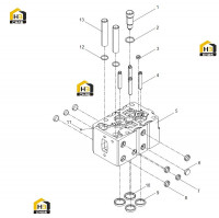 Узел головки блока цилиндров