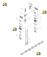 Узел привода клапанов