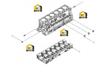 Блок цилиндров в сборе
