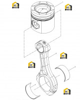 Поршень с шатуном