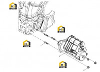 Стартер в сборе