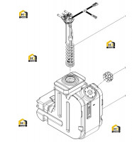 Бак для мочевины в сборе