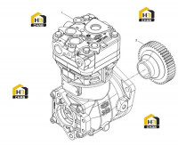 Компрессор воздушный в сборе