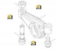 Коромысло выпускного клапана