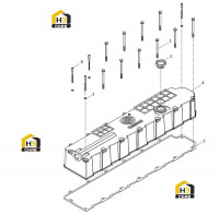 Крышка клапанов в сборе