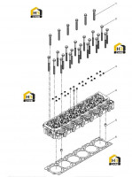 Головка блока с комплектующими