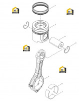 Группа поршней и шатунов