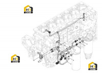 Группа топливопроводов низкого давления