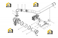 Патрубки воздушные турбокомпрессора