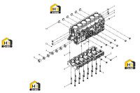 Блок цилиндров в сборе