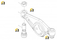 Коромысло выпускного клапана