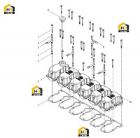 Крышка головки блока цилиндров в сборе